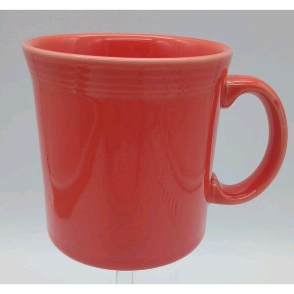 B07- HLC Fiestaware Orange Large Handle Coffee Mug Cup 10oz Fiesta - Picture 3 of 6